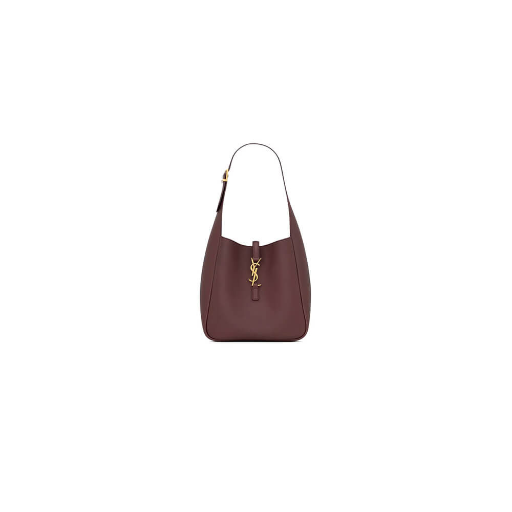 Purple YSL LE 5 A 7 supple SMALL IN GRAINED LEATHER (high-end grade)
