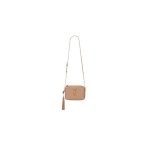 BROWN YSL LOU CAMERA BAG IN QUILTED LEATHER