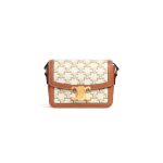 White CELINE TEEN TRIOMPHE BAG