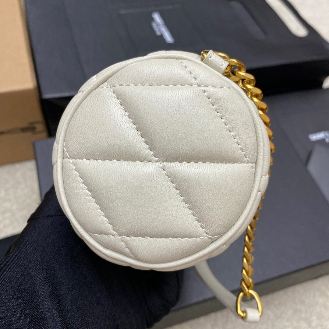YSL SADE MINI TUBE BAG IN QUILTED LAMBSKIN - Image 3