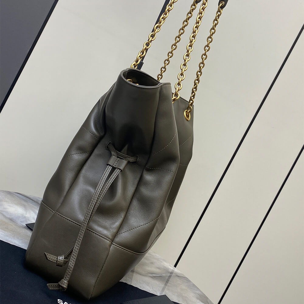 LIGHT MUSK YSL JAMIE SHOPPING BAG in lambskin - Image 3