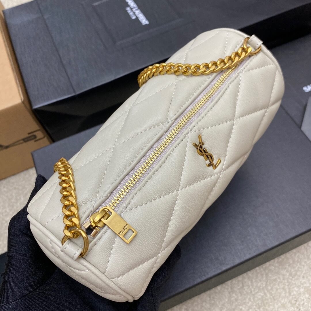 YSL SADE MINI TUBE BAG IN QUILTED LAMBSKIN - Image 6