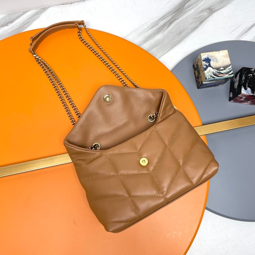 Caramel YSL Toy Puffer in lambskin - Image 6