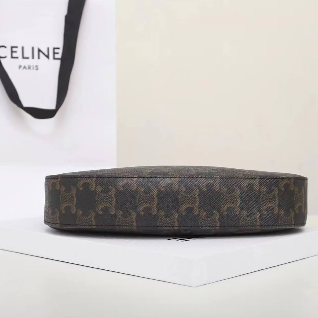 CELINE TILLY medium bag in shiny calf leather - Image 6