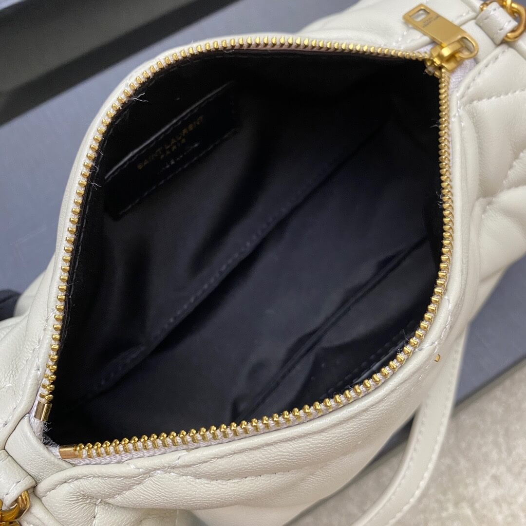 YSL SADE MINI TUBE BAG IN QUILTED LAMBSKIN - Image 8